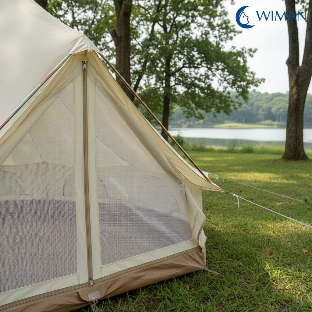 เต็นท์กระโจมสีขาวครีม คลาสสิค มีเสากลาง กางง่าย ใช้งานสะดวก ถ่ายรูปสวย คุณภาพสูง ทนทาน - วิมานแอร์ Wiman Air [wiman_image_20251120_165630_0]