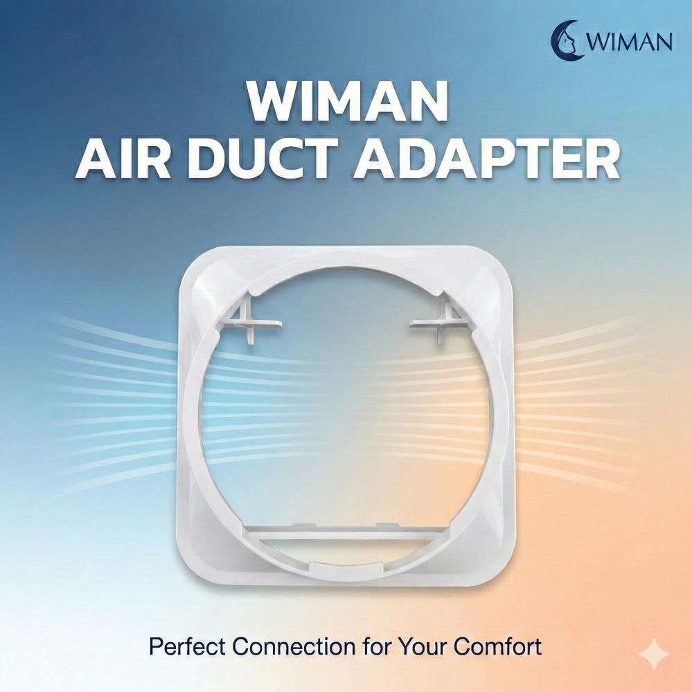 ตัวต่อท่อลมร้อนเชื่อมกับแอร์เคลื่อนที่ 3000 และ 9000 BTU 12000btu สำหรับเชื่อมต่อท่อลมเข้ากับตัวเครื่อง ราคาพิเศษ มาตรฐาน - wiman [ปกข้อต่อหลัง]