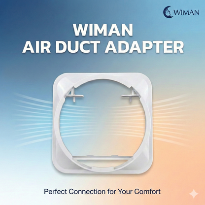 ตัวต่อท่อลมร้อนเชื่อมกับแอร์เคลื่อนที่ 3000 และ 9000 BTU 12000btu สำหรับเชื่อมต่อท่อลมเข้ากับตัวเครื่อง ราคาพิเศษ มาตรฐาน - wiman [ปกข้อต่อหลัง]