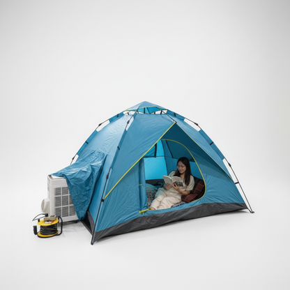 ชุดแอร์เคลื่อนที่ WIMAN AIR 9000 BTU รุ่น PC26 + เต็นท์ 7 ฟุต ออโต้ กางเร็ว เย็นสบาย ประหยัดไฟ