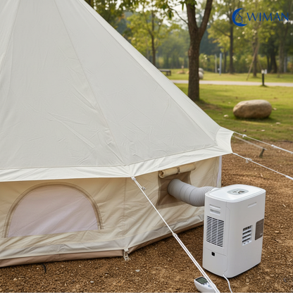 WIMAN Bell Tent + Portable AC | เต็นท์กระโจมพร้อมแอร์ กันน้ำ เย็น โล่ง โปร่งสบาย ราคาพิเศษ มาตรฐาน - วิมานแอร์ Wiman Air [wiman_image_20251120_164941_0]