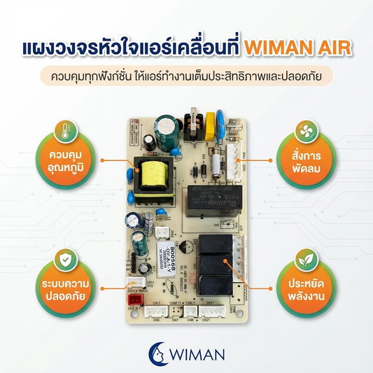 WIMAN แผงวงจร อีวาโปเรเตอร์อะไหล่แอร์เคลื่อนที่ สำหรับง่ายซ่อมแอร์เพิ่มความเย็น ทนทาน ราคาพิเศษ - wiman [wimanair_วิมานแอร์แผงวงจรเมนบอร์ดหัวใจส_25]