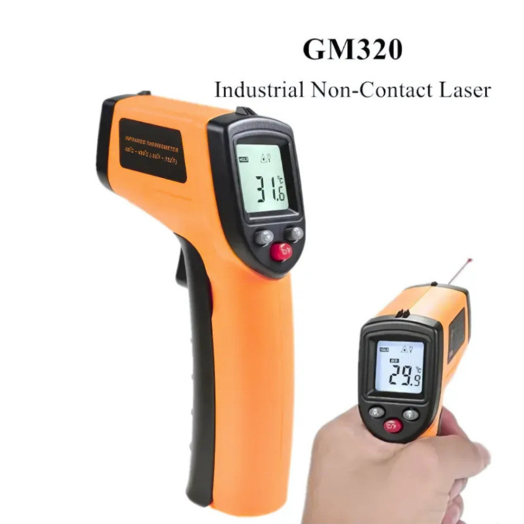 เครื่องวัดอุณหภูมิอินฟราเรด BENETECH GM320 วัดแม่นยำสูง -50 ถึง 400°C | WIMAN AIR