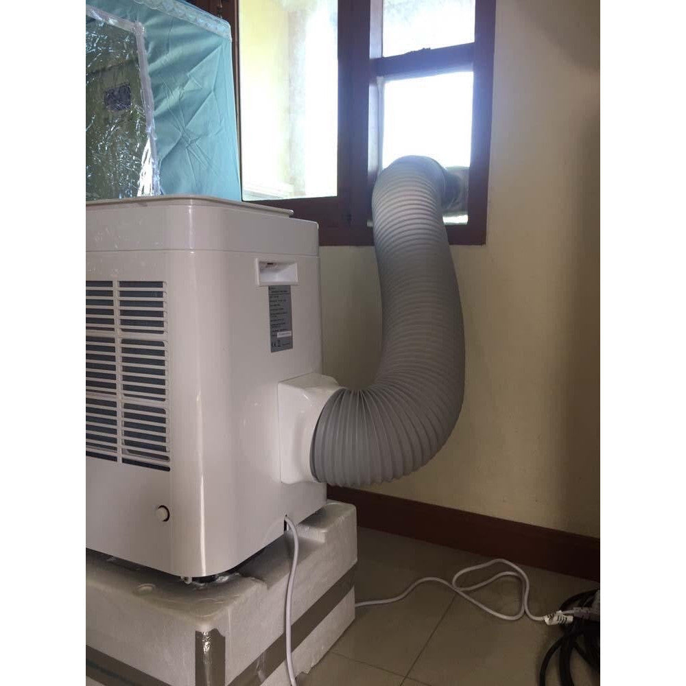 ตัวต่อท่อลมร้อนแอร์เคลื่อนที่ 3000 และ 9000 BTU ระบบล็อคมั่นใจ