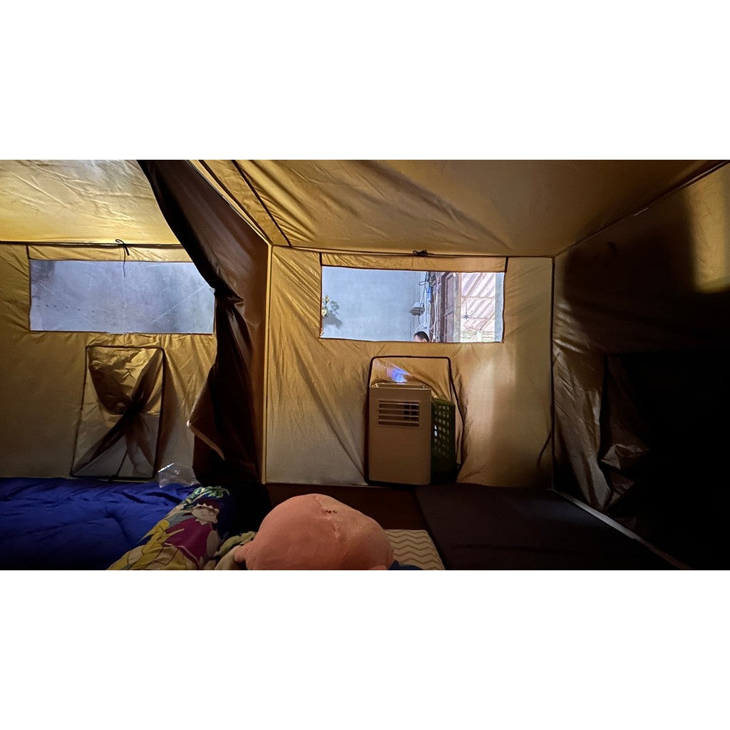 Wiman- Gold Tent and 9000BTU air conditioner
