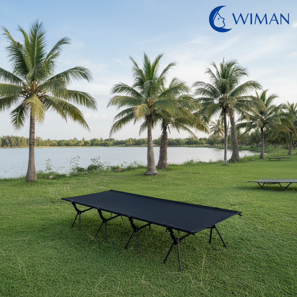 camping cot, เตียงสนาม, เตียงคอต, เตียงแคมปิ้ง ทนทาน มาตรฐาน - undefined [wiman_image_20251121_214253_0]