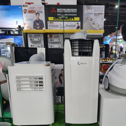 แอร์เคลื่อนที่ 18000 บีทียู สำหรับพื้นที่ 30‑40 ตร.ม. เย็นแรง ใช้งานต่อเนื่อง มาตรฐานความปลอดภัย มาตรฐาน ราคาพิเศษ - วิมานแอร์ Wiman Air [wiman-portable-air-conditioner-18000btu-pc50-am1e (22)]