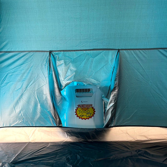 ชุดแอร์ 3000 บีทียู + เต็นท์แอร์ 7 ฟุต เหมาะแคมป์/สนาม กางเก็บเร็ว 10 วินาที เย็นสบาย - รูปที่ 5