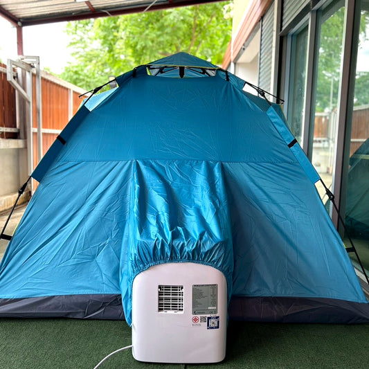 ชุดแอร์ 3000 บีทียู + เต็นท์แอร์ 7 ฟุต เหมาะแคมป์/สนาม กางเก็บเร็ว 10 วินาที เย็นสบาย - รูปที่ 4