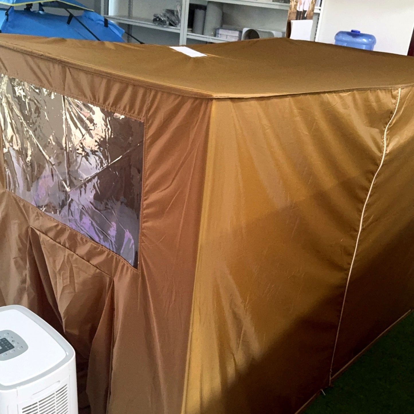 ชุดแอร์วิมานแอร์ 3000 บีทียู + มุ้งแอร์สีน้ำตาล 4/5/6 ฟุต