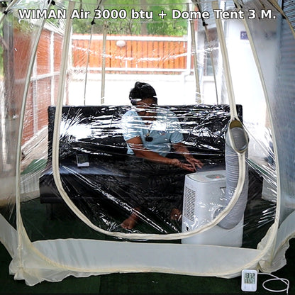WIMAN โดมใส (Clear Dome Tent) — 3 m / 3.5 m กางง่ายด้วยสปริง