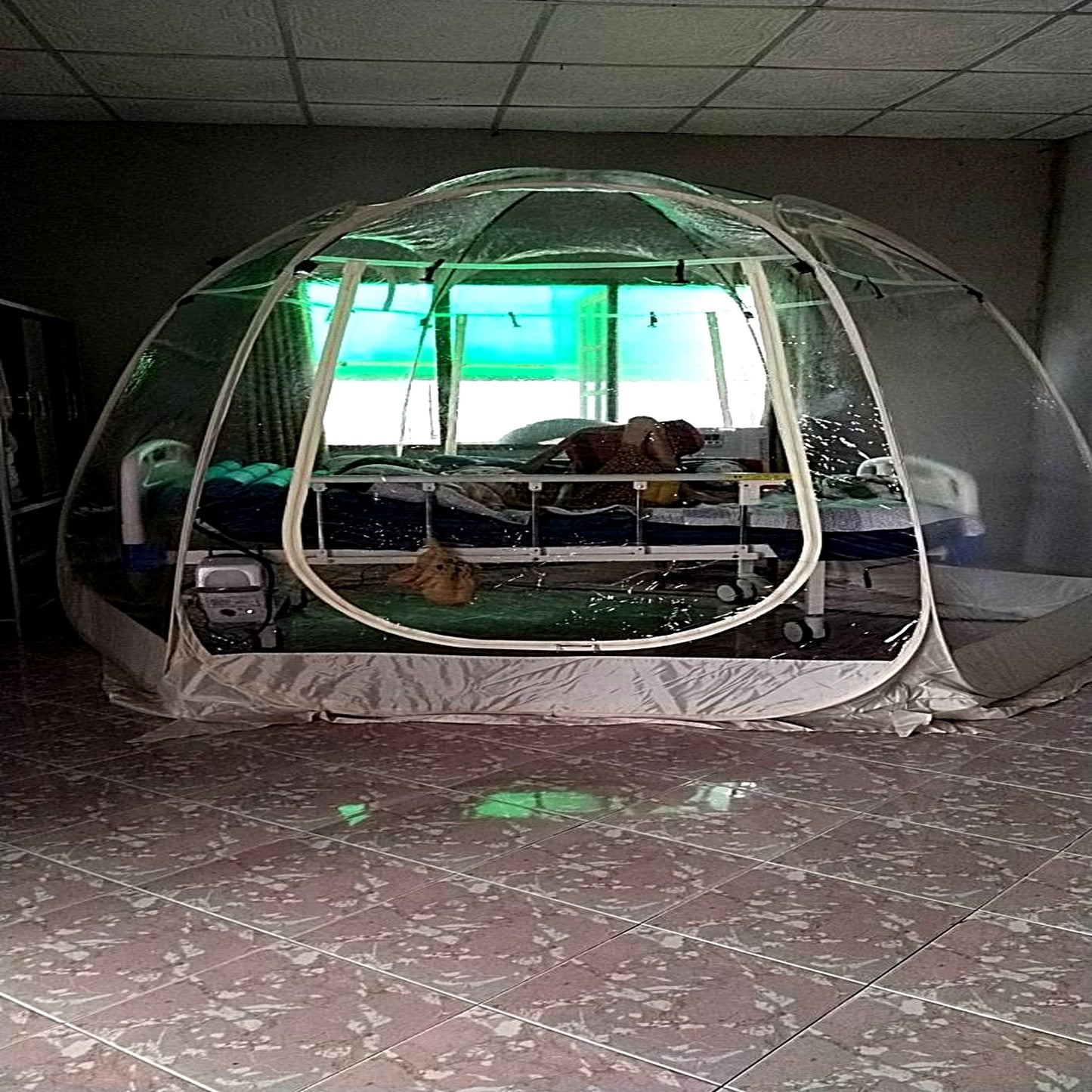 WIMAN โดมใส (Clear Dome Tent) — 3 m / 3.5 m กางง่ายด้วยสปริง