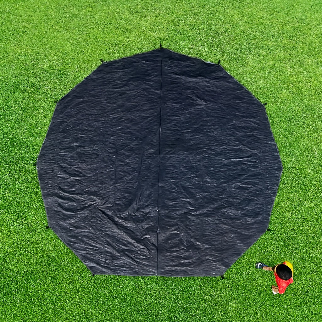 กราวชีท (Groundsheet) สำหรับเต็นท์กระโจม WIMAN 3M / 4M / 5M จุดเด่นสินค้า: กันน้ำ 100% - รูปที่ 9