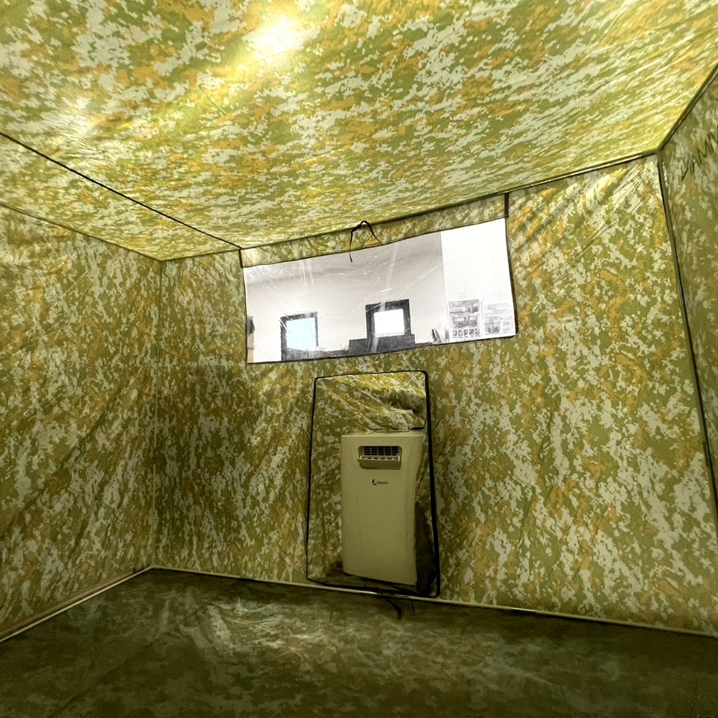 มุ้งแอร์วิมานแอร์ รุ่นลายพราง 4/5/6 ฟุต เก็บความเย็นดีเยี่ยม